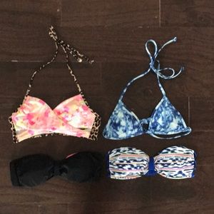 VS Pink bikini tops size Small